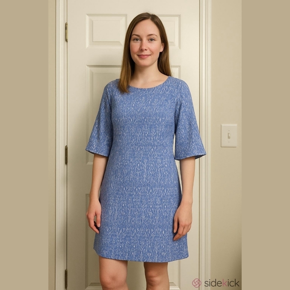 Tyler Boe Bell Sleeve Sheat Dress Size Small